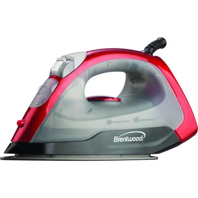 Brentwood MPI-54 Red Non-Stick Steam/ Dry/ Spray Iron