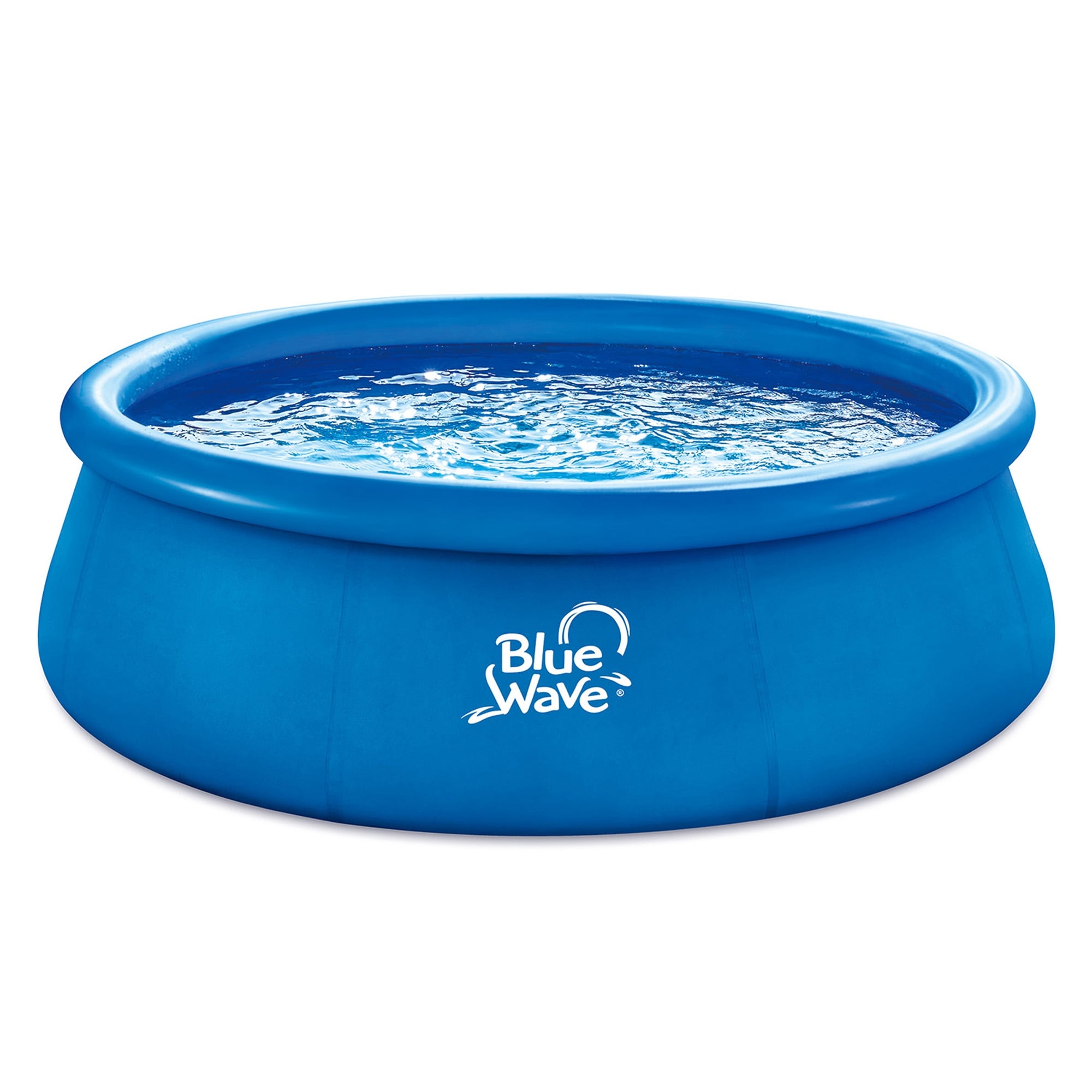 Blue Wave Speed Set 9-ft Round 30-in Deep Family Pool with Cover