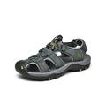 Fangasis Mens Closed Toe Sandals Walking Touch Strap Summer Beach Gladiator Shoes Size 6-14