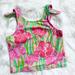 Lilly Pulitzer Swim | Euc Girls Lilly Pulitzer Swim Top | Color: Green/Pink | Size: 8g