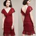 Anthropologie Dresses | Anthropologie Clarinda Tiered Dress | Color: Red | Size: S