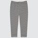 Kid's Full-Length Leggings (Stripe) | Black | Age 6-12M | UNIQLO US