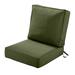 Classic Accessories Montlake Fadesafe Lounge Outdoor Seat/Back Cushion Polyester in Green/Gray/Blue | 5 H x 25 W x 25 D in | Wayfair