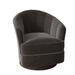 Barrel Chair - Fairfield Chair Tipsy 28.75" W Swivel Barrel Chair Polyester in Gray | 30.25 H x 28.75 W x 31 D in | Wayfair