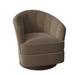 Barrel Chair - Fairfield Chair Tipsy 28.75" W Swivel Barrel Chair Fabric in Brown | 30.25 H x 28.75 W x 31 D in | Wayfair 1139-31_8789 06_Tobacco