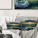 East Urban Home Sunset over the Ocean I Square Pillow Cover & Insert Polyester/Polyfill blend | 16 H x 16 W x 5 D in | Wayfair