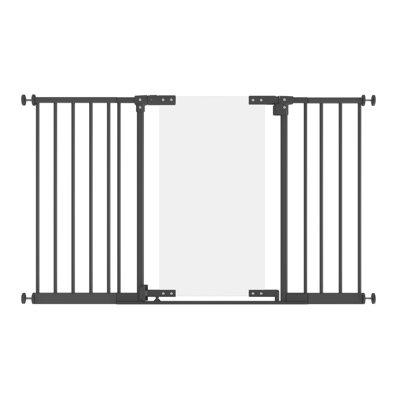 Perma Child Safety Clear Ultimate Safe Gate Metal in Brown | 30 H x 55.9 W x 1.57 D in | Wayfair 2870