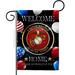 Breeze Decor 2-Sided Polyester 18 x 13 in. Garden Flag in Black/Gray/Red | 18.5 H x 13 W in | Wayfair BD-MI-G-108626-IP-BO-D-US21-MC