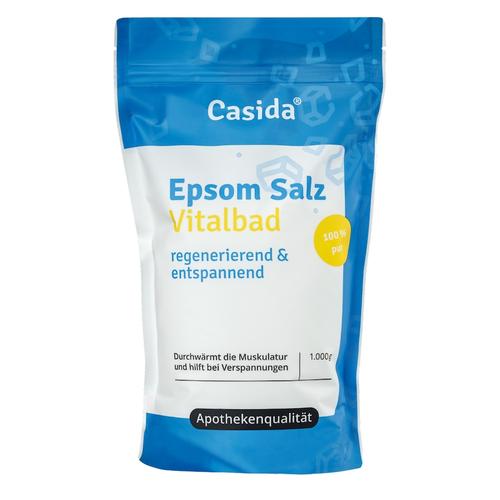 Casida - EPSOM Salz Vitalbad Badesalz & Badebomben 1 kg