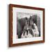 Union Rustic Wild Horses - Picture Frame Photograph Paper, Solid Wood in Black/Blue/Gray | 24 H x 18 W x 1.5 D in | Wayfair