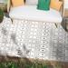 White 63 x 0.1 in Area Rug - Well Woven Medusa Nord Trellis Ivory Indoor/Outdoor Flat-Weave Area Rug | 63 W x 0.1 D in | Wayfair MED-52-5