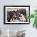 Union Rustic Wild Horses - Picture Frame Photograph Paper, Solid Wood in Black/Blue/Gray | 37.5 H x 27.5 W x 1.5 D in | Wayfair