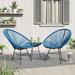 Joss & Main Newfields 3 Piece Seating Group Synthetic Wicker/All - Weather Wicker/Wicker/Rattan | Outdoor Furniture | Wayfair