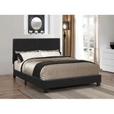 Zipcode Design™ Cockrell Low Profile Platform Bed Upholstered/Faux leather in White/Black | Full/Double | Wayfair 313AA11C07A5423EB9C58815348963F1