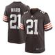 Cleveland Browns Nike Home Game Jersey - Brown Denzel Ward Youth