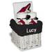 White Arizona Coyotes Personalized Small Gift Basket