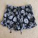 Brandy Melville Shorts | Brandy Melville Flower Shorts | Color: Black/Cream | Size: Os