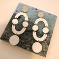 J. Crew Jewelry | J.Crew White Metal Chandelier Earrings | Color: White | Size: Os