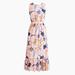 J. Crew Dresses | J. Crew Crinkle Tiered Midi Dress | Color: Blue/Pink | Size: 4