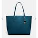 Coach Bags | Gorgeous Coach 1941 Tote Rare Color**Peacock** | Color: Blue/Green | Size: 13 1/4high X 18wide X 6deep