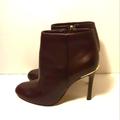 Coach Shoes | Coach Nila Brown Leather Ankle Booties | Color: Brown/Gold | Size: 5.5