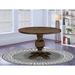 Greyleigh™ Camelford 48" Rubberwood Solid Wood Pedestal Dining Table Wood in Brown | 30 H x 48 W x 48 D in | Wayfair