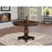 Lark Manor™ Ariahana 48" Rubberwood Solid Wood Pedestal Dining Table Wood in Brown | 30 H x 48 W x 48 D in | Wayfair