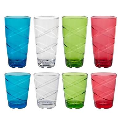 CreativeWare Acrylic Circus 8 Piece Tumbler Set - 8 Piece