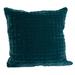 Gouchee Home Layla Quilted Velvet Indoor Square Throw Pillow Set of 2