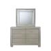 Silver Orchid Odette Glamour Youth Dresser & Mirror w/ LED Light Set