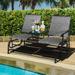 Costway 2 Person Outdoor Patio Double Glider Chair Loveseat Rocking - See Details