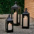 Maxfield Outdoor Lantern - Black, Large/Black - Grandin Road