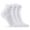 Craft - Core Dry Mid Sock 3-Pack - Radsocken 34-36;37-39;40-42;43-45;46-48 | EU 34-36;37-39;40-42;43-45;46-48 schwarz;weiß/grau