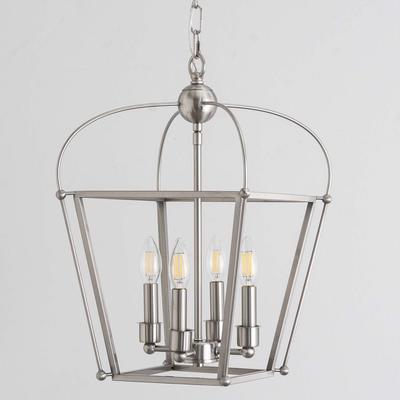 Randolph Morris Oberon 4 Light Pendant Chandelier RMGL814-4-BN