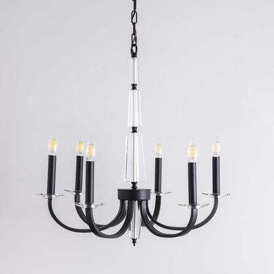 Randolph Morris Zion 6 Light Chandelier RMGL650-6-MB