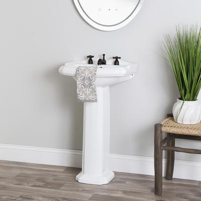 Randolph Morris Lettura 19 Inch Pedestal Sink RMM355-8