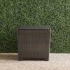 Tapered Wicker Storage Cube - Bronze - Frontgate