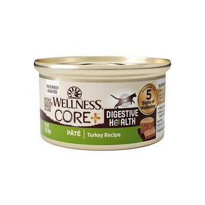 Wellness CORE Digestive Health Turkey Pate Wet Cat Food, 3 oz., Case of 12