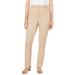 Plus Size Women's Straight Leg Chino Pant by Jessica London in New Khaki (Size 16 W)