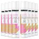 4 Pack Each of Toni & Guy Volume Addiction Shampoo and Conditioner 250ml with Fibre Strengthening System Provides Volume and Body For Fine Hair, Formulated with Rose oil