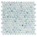 The Tile Life Eterna Penny 12" x 12" Recycled Penny Mosaic 0.63 H x 0.63 W x 0.652 D in blueMixed Material/ in Sky | 0.63" W X 0.63" L | Wayfair