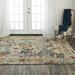 White 108 x 72 x 0.5 in Area Rug - Rizzy Home 100% New Zealand Wool Hand Knotted Area Rug Wool | 108 H x 72 W x 0.5 D in | Wayfair