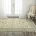 White 168 x 120 x 0.05 in Area Rug - Rizzy Home 100% New Zealand Wool Hand Knotted Area Rug Wool | 168 H x 120 W x 0.05 D in | Wayfair