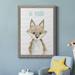 Redwood Rover Be Brave Fox - Picture Frame Painting on Canvas in Black/Blue/Gray | 44 H x 31 W x 1 D in | Wayfair 188717C545A04363AF656646A08DE341