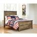 Signature Design by Ashley Trinell Panel Bed by Industrial Lodge Home Wood in Brown | 54 H x 42.25 W x 83 D in | Wayfair B446B2