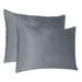 Eider & Ivory™ Lakendra Pillowcase Silk/Satin in Gray | Standard | Wayfair E71BFA53C36B4B799599697D30EC545D