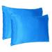 Eider & Ivory™ Lakendra Pillowcase Silk/Satin in Blue | Standard | Wayfair D20B9E221AB14C5E9575EA516C62F4B4