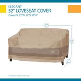 Duck Covers Elegant Waterproof Patio Loveseat Cover