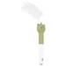 Green 'KITIQUE" 3-in-1 Retractable and Extendable Feathered and Laser Wand Kitty Cat Teaser, .17 LB