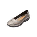 Women's The Gab Flat by Comfortview in Gunmetal (Size 10 M)